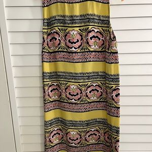 Ann Taylor Loft Floral Stripe shift Size Small